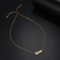 Retail Price:R1 099 (NEVER FADE) Titanium Love Necklace 45 cm (GOLD ONLY)