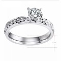 TITANIUM (NEVER FADE) Ring With Swarovski Diamonds (GOLD ONLY)