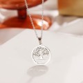 TITANIUM ( NEVER FADE) `Tree Of Life ` Necklace 45 cm (SILVER ONLY)