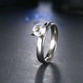 Retail Price: R 1 799 (NEVER FADE) Titanium Ring With Swarovski Diamond Size 11 US (SILVER ONLY)
