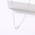 RETAIL PRICE:R1 099 Titanium ( NEVER FADE) "Clover " Necklace 45 cm (SILVER ONLY)