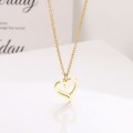 Retail Price R999 (NEVER FADE)Titanium HEART Necklace 45 cm (GOLD ONLY)