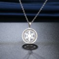 TITANIUM (NEVER FADE) Snow Flake Necklace 45 cm (SILVER ONLY)