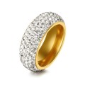 TITANIUM (NEVER FADE) Swarovski Diamonds Ring (SILVER ONLY)