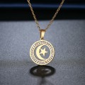 Retail Price R999 TITANIUM (NEVER FADE) MOON AND STAR Necklace 45 cm  (SILVER ONLY)