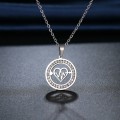 Retail Price:R1 199 (NEVER FADE) Titanium heart beat heart Necklace 45 cm (SILVER ONLY)