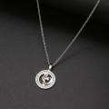 TITANIUM (NEVER FADE) Love Music Necklace 45 cm (SILVER ONLY)