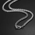 TITANIUM (NEVER FADE) Dragon Scales Necklace 60 cm (SILVER ONLY)
