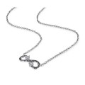 *925 STERLING SILVER 0.5CT  INFINITY NECKLACE*