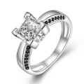 *SOLID 925 STERLING SILVER 1.25CT CUSHION CUT RING*