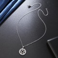 TITANIUM (NEVER FADE) STAR PENDANT Necklace with Simulated Diamonds 45 cm  (SILVER ONLY)
