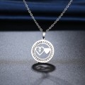 Retail Price R999 TITANIUM (NEVER FADE) DOUBLE HEART Necklace 45 cm (SILVER ONLY)