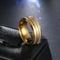 TITANIUM (NEVER FADE) 8 mm Men's Ring (GOLD ONLY)
