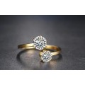 Retail Price R1199 TITANIUM (NEVER FADE) SILVER Simulating Diamond Ring Size 7 US