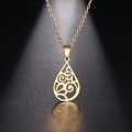 TITANIUM (NEVER FADE) Pattern Necklace 45 cm (GOLD ONLY)