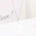 TITANIUM (NEVER FADE) HEART KEY Necklace 45 cm (SILVER ONLY)