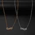 Retail Price R1099 TITANIUM (NEVER FADE) FOUR HEARTS Necklace 45 cm (GOLD ONLY)