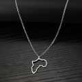 TITANIUM (NEVER FADE) AFRICA Necklace 45cm (SILVER ONLY)