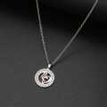 Retail Price R999 TITANIUM (NEVER FADE) HEART MUSIC NOTE Necklace 45cm (SILVER ONLY)