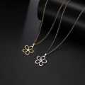 TITANIUM (NEVER FADE) FLOWER Necklace 45cm (GOLD ONLY)