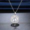 Retail Price R999 TITANIUM (NEVER FADE) WORLD MAP Necklace 45cm (SILVER ONLY)
