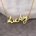 TITANIUM (NEVER FADE) "LUCKY" Necklace 45cm (GOLD ONLY)