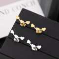 Retail Price R549 TITANIUM (NEVER FADE) TRIPLE HEART EARRINGS (GOLD ONLY)