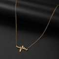 Retail Price R1099 TITANIUM (NEVER FADE) HEARTBEAT Necklace 45cm (SILVER ONLY)