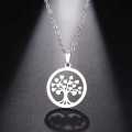 Retail Price R1199 TITANIUM (NEVER FADE) TREE OF LOVE Necklace 45cm (SILVER ONLY)