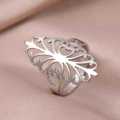 Retail Price R1199 TITANIUM (NEVER FADE) SILVER PATTERN RING Size 7 US