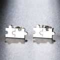 Retail Price R499 TITANIUM (NEVER FADE) SILVER PUZZLE Earrings