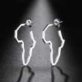 Retail Price R599 TITANIUM (NEVER FADE) SILVER  AFRICA Earrings