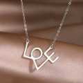 Retail Price R1399 TITANIUM (NEVER FADE) SILVER LOVE Necklace 45cm