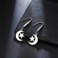 Retail Price R699 TITANIUM (NEVER FADE) SILVER MOON & STAR Earrings