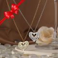 Retail Price R1099 SILVER HEART Necklace 45cm TITANIUM (NEVER FADE)