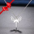 Retail Price R1199 GOLD DRAGONFLY Necklace 45cm TITANIUM (NEVER FADE)