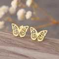 Retail Price R699 GOLD BUTTERFLY Earrings TITANIUM (NEVER FADE)