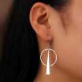Retail Price R699 SILVER HOOP Earrings TITANIUM (NEVER FADE)