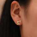 Retail Price R699 TITANIUM (NEVER FADE) SILVER UNICORN Earrings