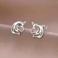 Retail Price R699 TITANIUM (NEVER FADE) SILVER UNICORN Earrings