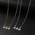 Retail Price R1199 TITANIUM (NEVER FADE) SILVER HEARTBEAT Necklace 45cm