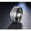 Retail Price R1345 TITANIUM (NEVER FADE) SILVER SOLID Ring SIZE 8 US