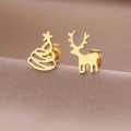 Retail Price R699 TITANIUM (NEVER FADE) GOLD CHRISTMAS Earrings