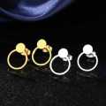 Retail Price R799 TITANIUM (NEVER FADE) GOLD CIRCLE Earrings