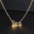Retail Price R1199 TITANIUM (NEVER FADE) GOLD LOVE Necklace 45cm