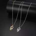 Retail Price R1199 TITANIUM (NEVER FADE) SILVER FOUR CIRCLES Necklace 45cm