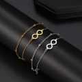 Retail Price R1099 GOLD INFINITY Bracelet 20cm TITANIUM (NEVER FADE)