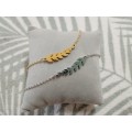 SILVER FEATHER Necklace 45cm