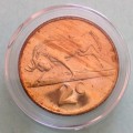1989 Proof Two Cents in Capsule