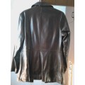 Leather Jacket Size 8 Only R550 Woolworths brand Perfect Condition Dark Brown